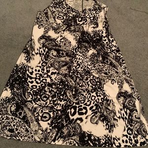 I am selling a black and white dress